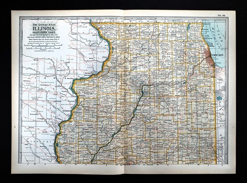1897 century map north - 1897,